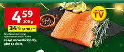 Auchan Łosoś norweski świeży, płat ze skórą Auchan oferta