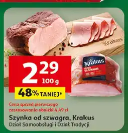 Auchan Szynka od szwagra, Krakus Dział Serwis/Dział Tradycji oferta