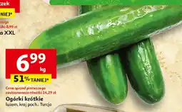 Auchan Ogórki krótkie luzem, kraj poch.: Turcja Auchan oferta