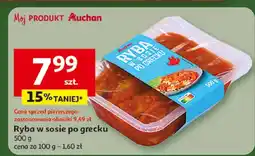 Auchan Ryba w sosie po grecku Mój PRODUKT Auchan oferta