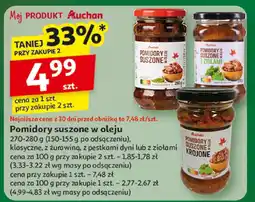 Auchan Pomidory suszone w oleju Mój PRODUKT Auchan oferta