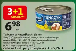 Auchan Tuńczyk w kawałkach, Lisner oferta
