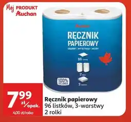 Auchan Ręcznik papierowy Auchan oferta