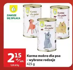 Auchan Karma dla psów z wołowiną Podniesiony Kciuk oferta