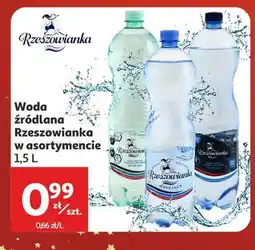 Auchan Woda lekko gazowana Rzeszowianka oferta
