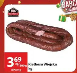 Auchan Kiełbasa wiejska Wędzarnia Braci Węgrzyn oferta