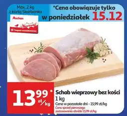 Auchan Schab wieprzowy bez kości oferta