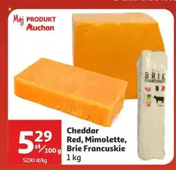 Auchan Ser brie francuskie Auchan Różnorodne (Logo Czerwone) oferta