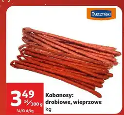 Auchan Kabanosy wieprzowe Tarczyński oferta