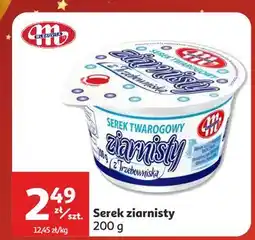 Auchan Serek ziarnisty ze śmietanką Mlekovita Z Trzebowniska oferta