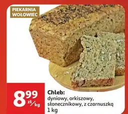 Auchan Chleb z czarnuszką Piekarnia Wołowiec oferta