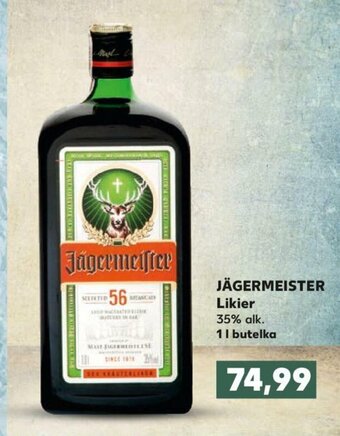 Kaufland Jagermeister 1l oferta