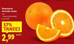 Lidl Pomarańcze deserowe, luzem 1kg Lidl oferta