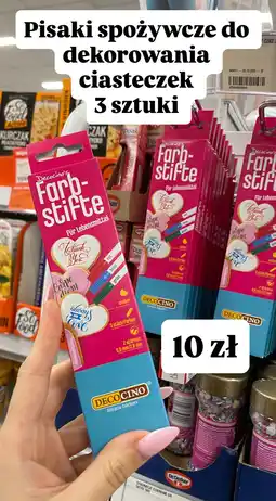 Dealz Pisaki spożywcze do dekorowania ciasteczek Decocino Farb-stifte oferta