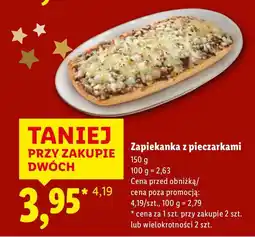 Lidl Zapiekanka z pieczarkami Lidl oferta