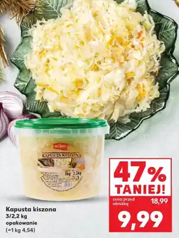 Kaufland Kapusta kiszona oferta