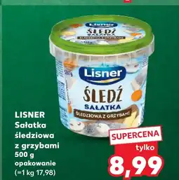 Kaufland Sałatka śledziowa Lisner oferta