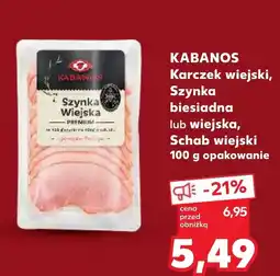 Kaufland Szynka Kabanos oferta