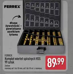 ALDI Zestaw wierteł Ferrex oferta