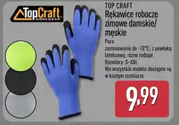 ALDI Rękawiczki robocze Top Craft oferta