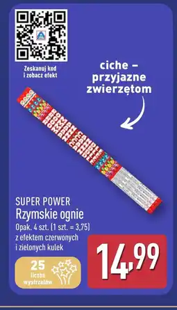 ALDI Rzymskie ognie Super Power oferta