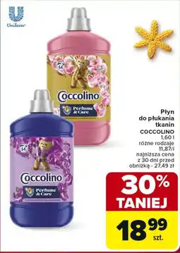 Carrefour Market Płyn do płukania tkanin Coccolino oferta