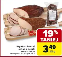 Carrefour Market Schab z beczki Stanisławów oferta