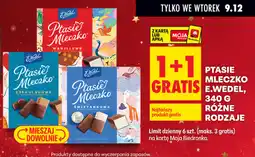 Biedronka Ptasie Mleczko E.Wedel 340g różne rodzaje oferta