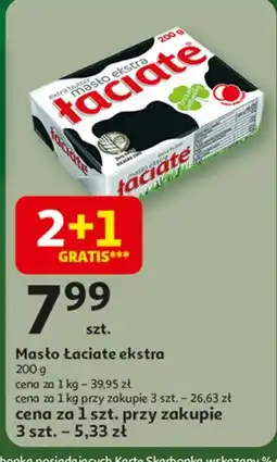 Auchan Masło ekstra Łaciate oferta