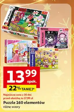 Auchan Puzzle 160 elementów - mickey mouse Trefl oferta