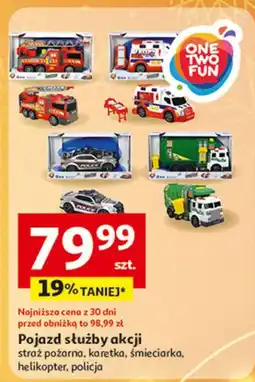 Auchan Pojazd policja One Two Fun oferta