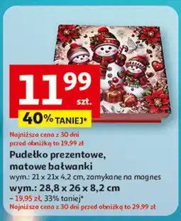 Auchan Pudełko prezentowe 28.8 x 26 8.2 cm oferta