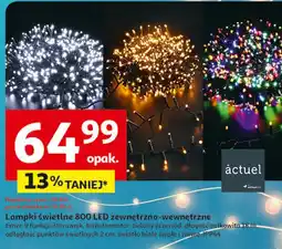 Auchan Lampki zewnętrzne 800 led Actuel oferta