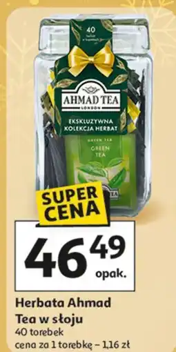 Auchan Zestaw herbat w słoiku Ahmad Tea London oferta