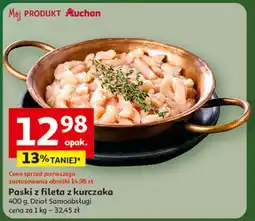 Auchan Filet z piersi kurczaka paski Auchan oferta