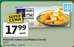 Auchan Paluszki rybne cornflakes Frosta oferta
