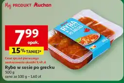 Auchan Ryba w sosie po grecku Auchan Różnorodne (Logo Czerwone) oferta