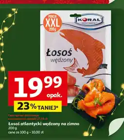 Auchan Łosoś wędzony sałatkowy Koral (Graal) oferta