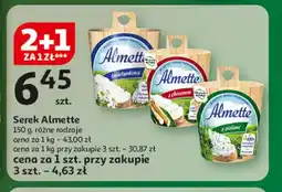 Auchan Serek z ziołami Hochland Almette oferta