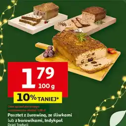 Auchan Pasztet z borowikami Indykpol oferta