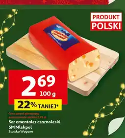 Auchan Ser ementaler czarnoleski Mlekpol oferta
