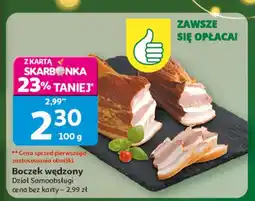 Auchan Boczek wędzony parzony Podniesiony Kciuk oferta