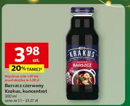 Auchan Barszcz czerwony koncentrat Krakus Maspex oferta