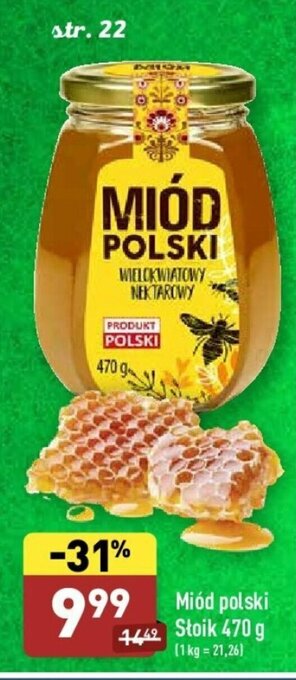 ALDI Miód polski 470g oferta