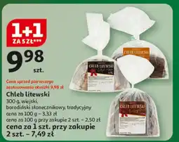 Auchan Chleb litewski żytni tradycyjny Garso oferta