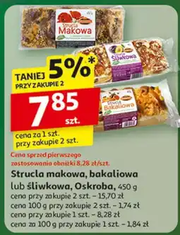 Auchan Strucla śliwkowa Oskroba oferta