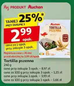 Auchan Tortilla pszenna Auchan oferta