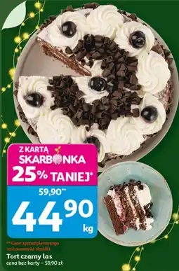Auchan Tort czarny las oferta