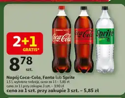 Auchan Napój pomarańczowy Fanta oferta