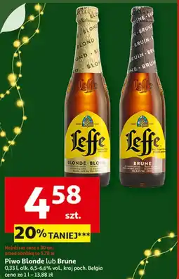 Auchan Piwo Leffe Brune oferta